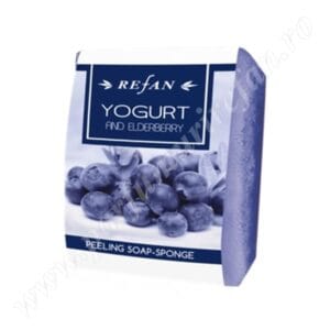 Săpun burete peeling iaurt și fructe de pădure